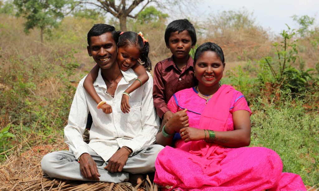 Roopa and Banaiah raising their family in freedom