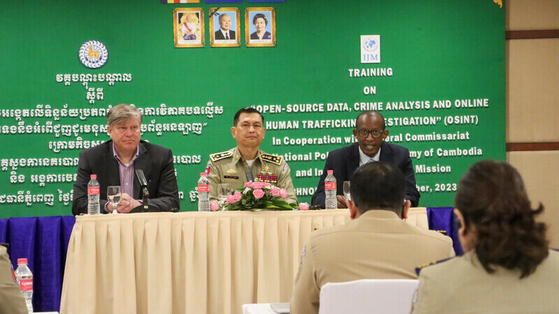 柬埔寨警隊接受培訓<br>以開放源碼數據調查人口販運